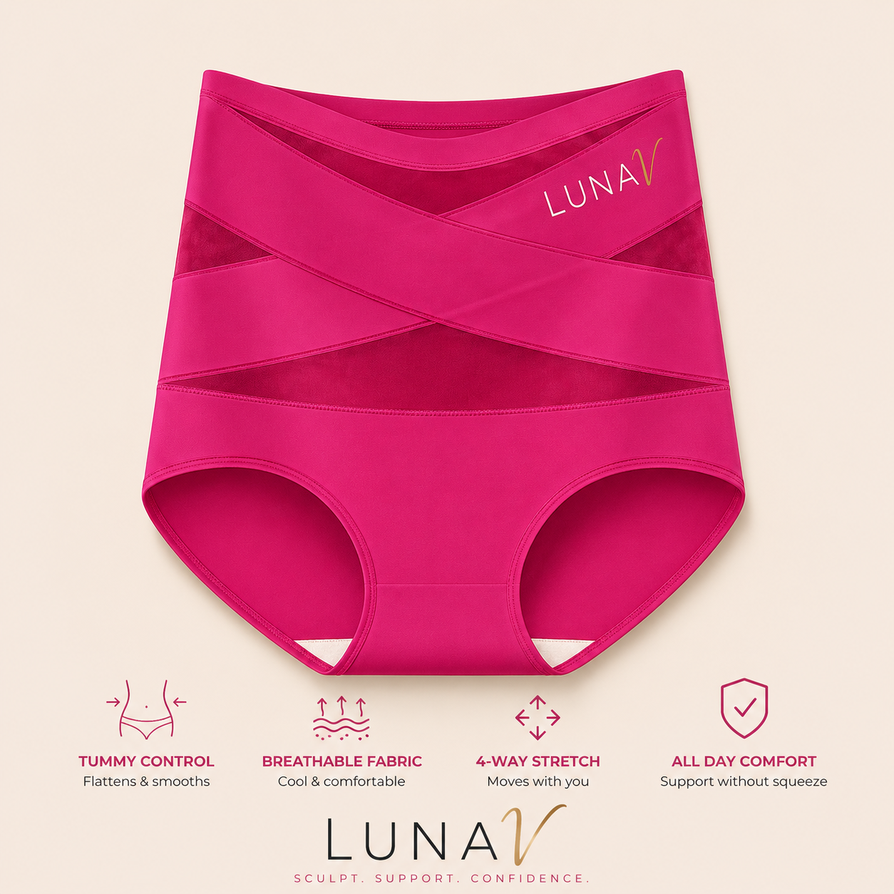 High-Waisted Shaping Brief – Tummy Control