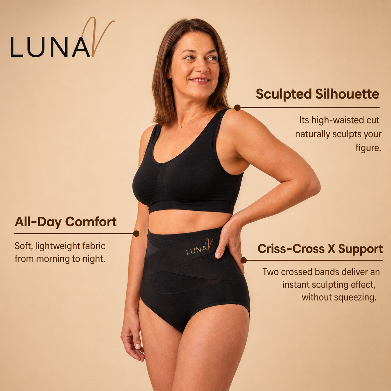 High-Waisted Shaping Brief – Tummy Control