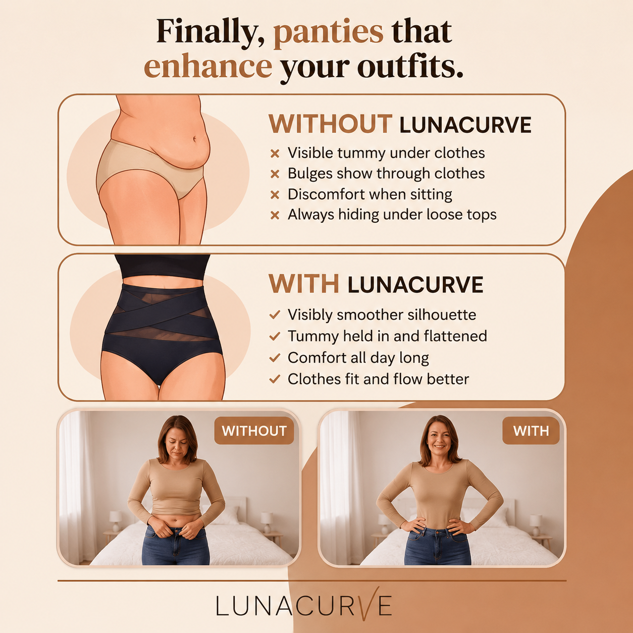 High-Waisted Shaping Brief – Tummy Control